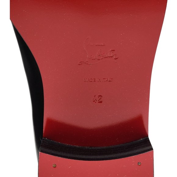 Christian Louboutin Sahni Horse Flat Ankle Boots Black - Picture 8 of 8